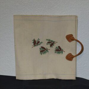 LL Bean Canvas Wood Carrier